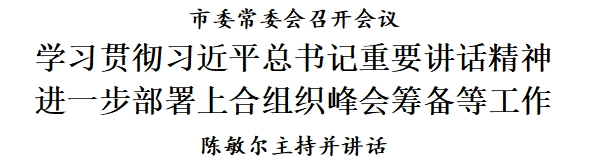 市委常委会召开会议